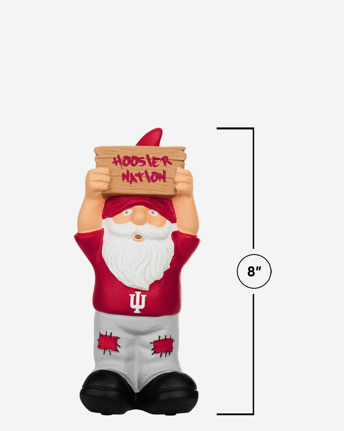 Indiana Hoosiers Slogan Sign Mini Gnome FOCO - FOCO.com