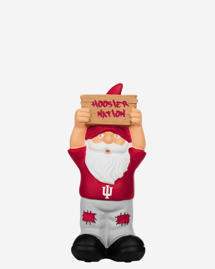 Indiana Hoosiers Slogan Sign Mini Gnome FOCO - FOCO.com