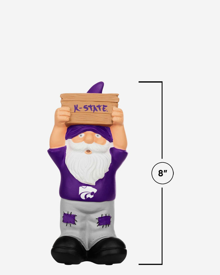 Kansas State Wildcats Slogan Sign Mini Gnome FOCO - FOCO.com