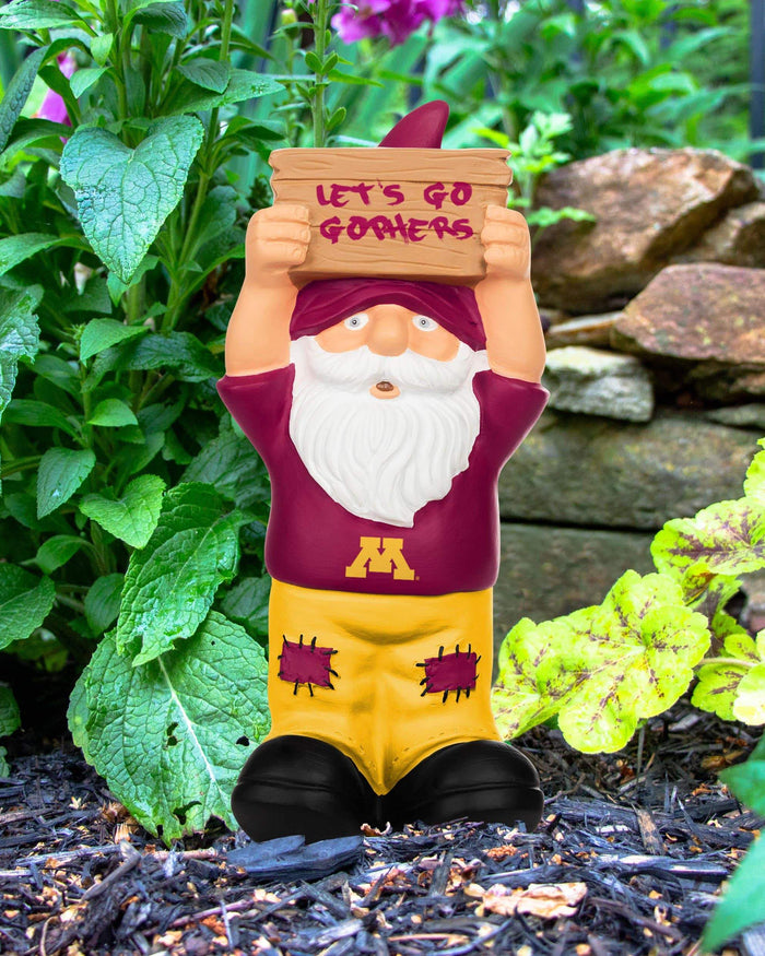 Minnesota Golden Gophers Slogan Sign Mini Gnome FOCO - FOCO.com