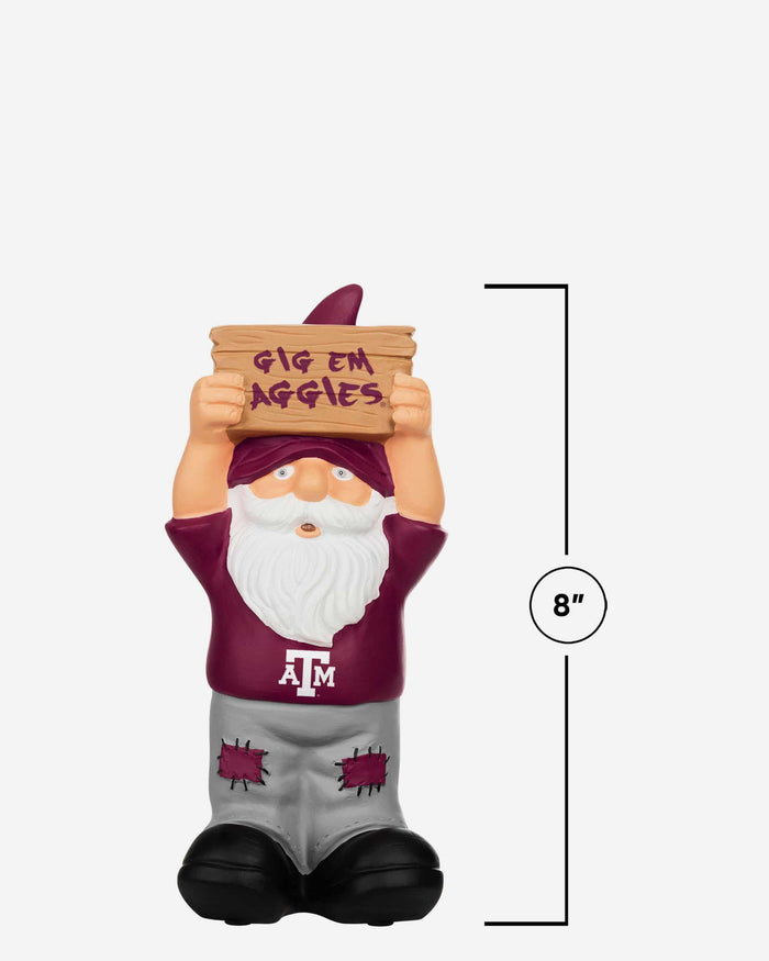 Texas A&M Aggies Slogan Sign Mini Gnome FOCO - FOCO.com