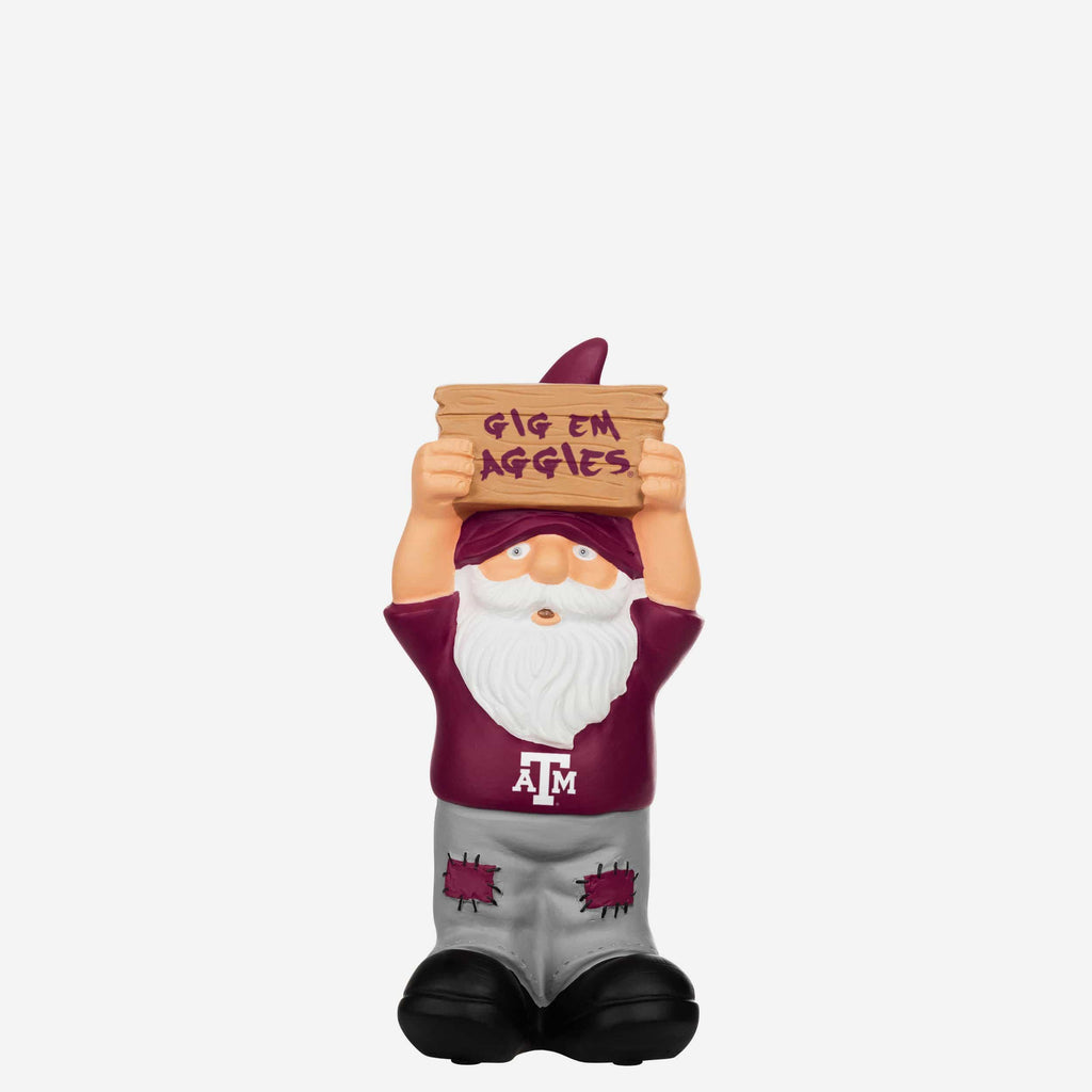 Texas A&M Aggies Slogan Sign Mini Gnome FOCO - FOCO.com