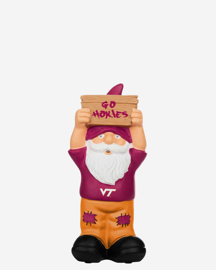 Virginia Tech Hokies Slogan Sign Mini Gnome FOCO - FOCO.com