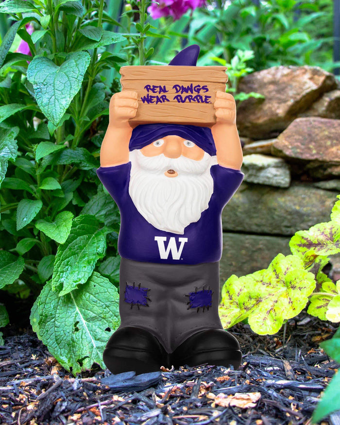 Washington Huskies Slogan Sign Mini Gnome FOCO - FOCO.com