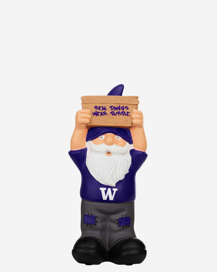 Washington Huskies Slogan Sign Mini Gnome FOCO - FOCO.com