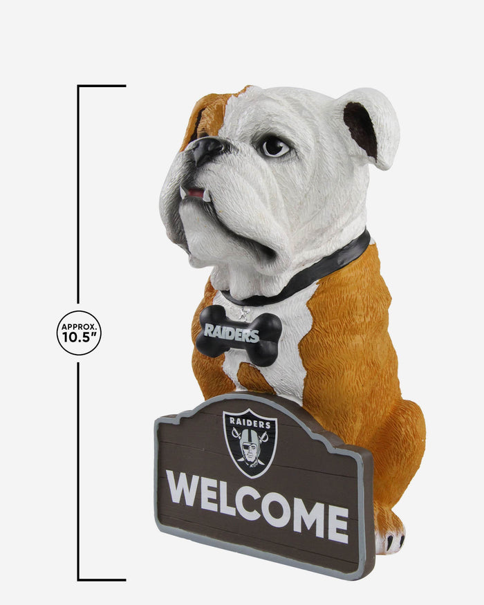Las Vegas Raiders Bulldog Statue FOCO - FOCO.com