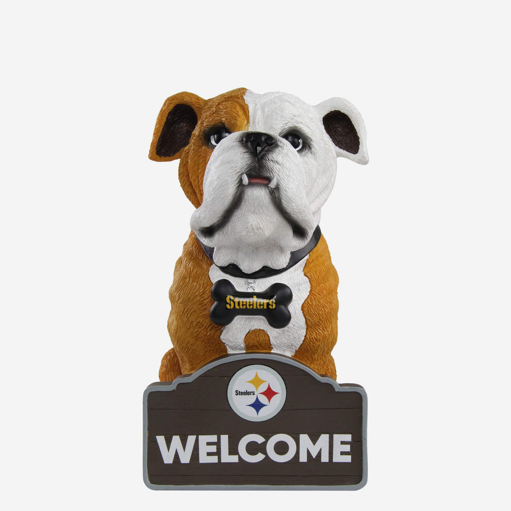 Pittsburgh Steelers Bulldog Statue FOCO - FOCO.com