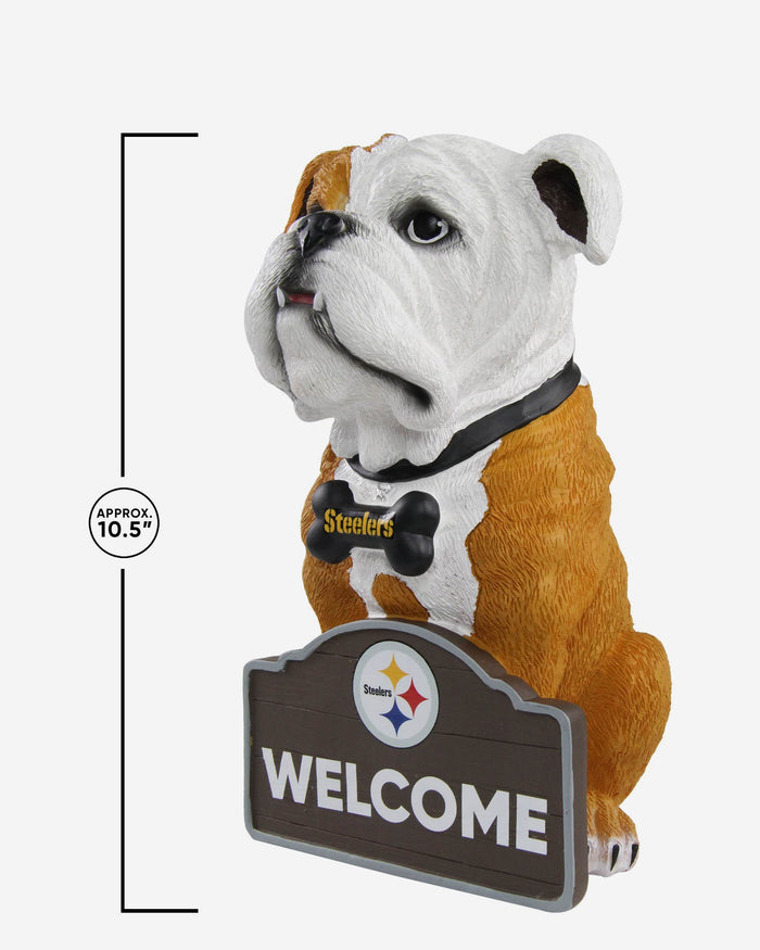 Pittsburgh Steelers Bulldog Statue FOCO - FOCO.com