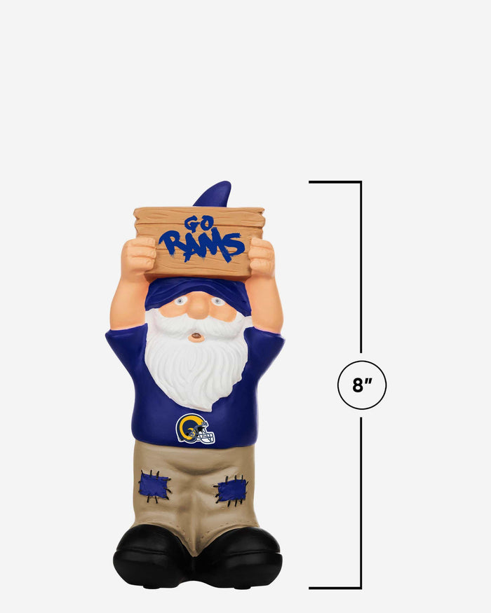 Los Angeles Rams Slogan Sign Mini Gnome FOCO - FOCO.com