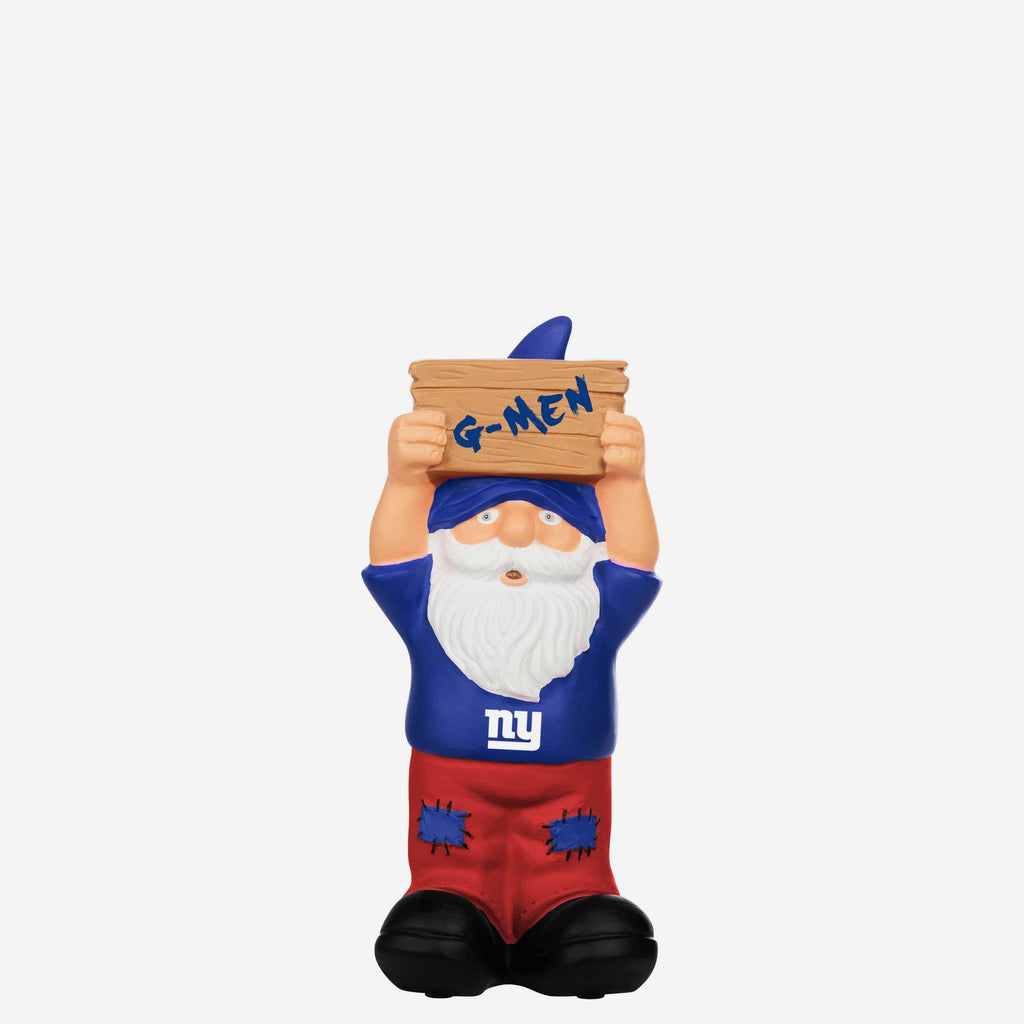 New York Giants Slogan Sign Mini Gnome FOCO - FOCO.com