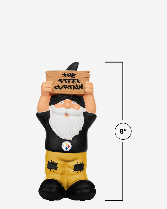 Pittsburgh Steelers Slogan Sign Mini Gnome FOCO - FOCO.com
