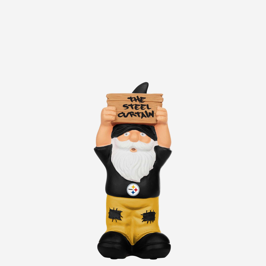 Pittsburgh Steelers Slogan Sign Mini Gnome FOCO - FOCO.com