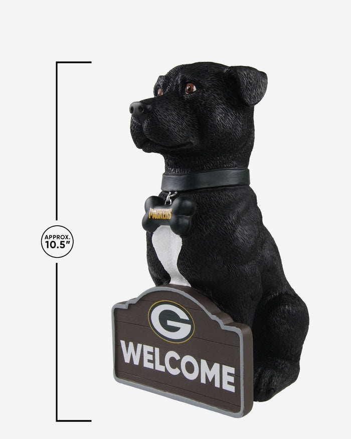 Green Bay Packers American Staffordshire Terrier Statue FOCO - FOCO.com