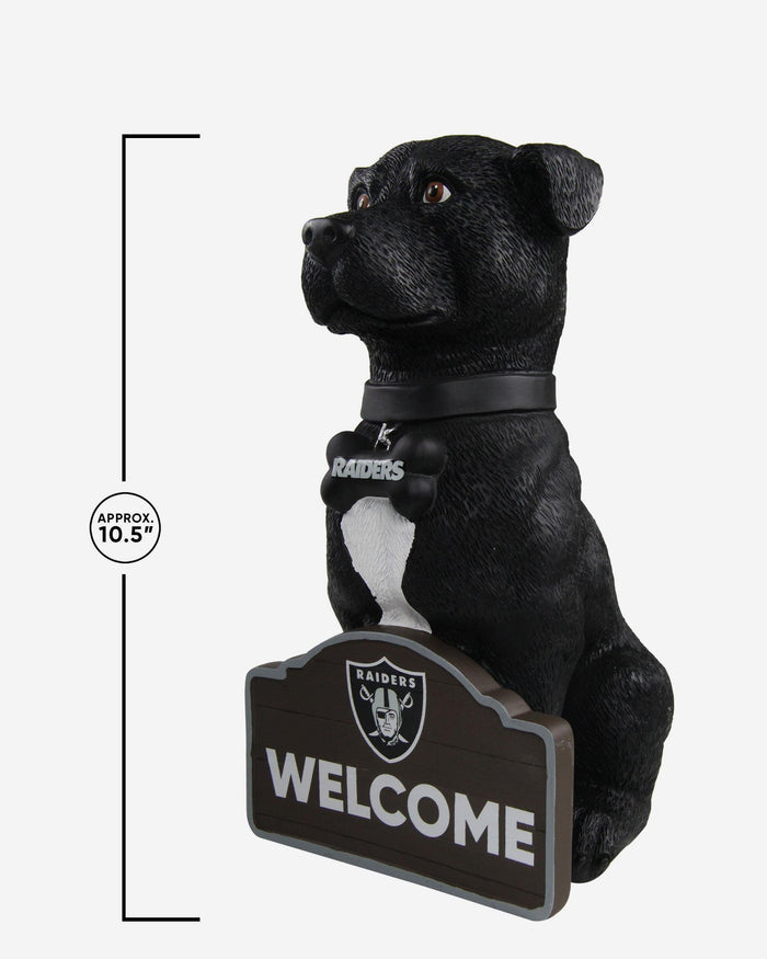 Las Vegas Raiders American Staffordshire Terrier Statue FOCO - FOCO.com