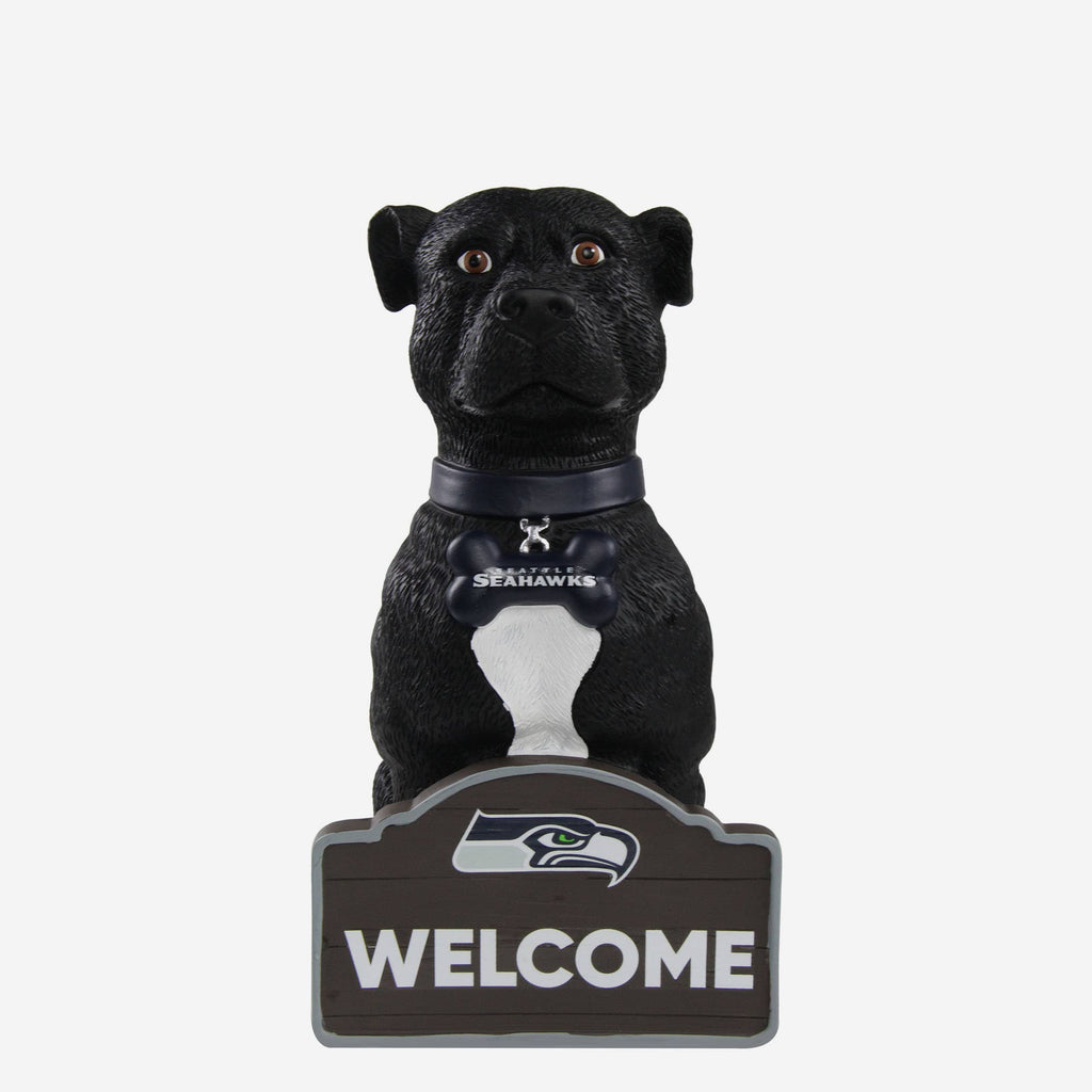 Seattle Seahawks American Staffordshire Terrier Statue FOCO - FOCO.com