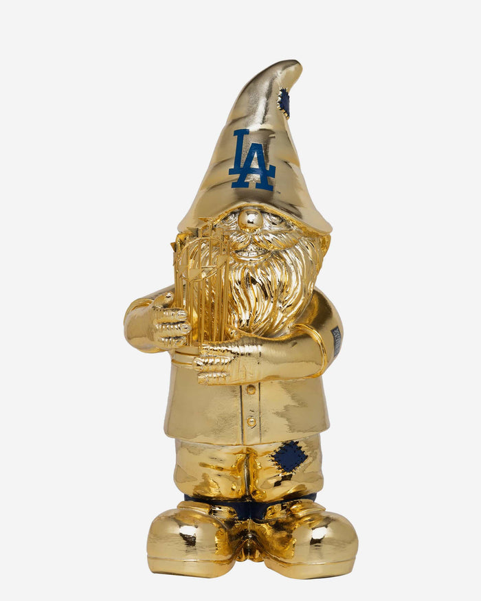 Los Angeles Dodgers 2020 World Series Champions Gold Plated Gnome FOCO - FOCO.com