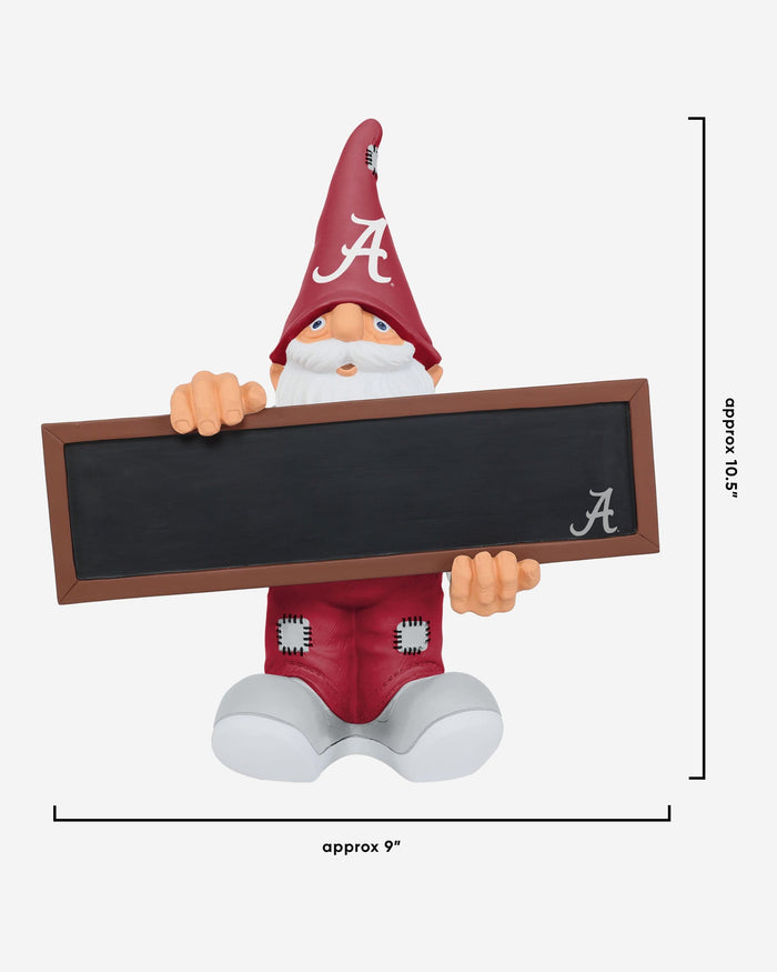 Alabama Crimson Tide Chalkboard Sign Gnome FOCO - FOCO.com