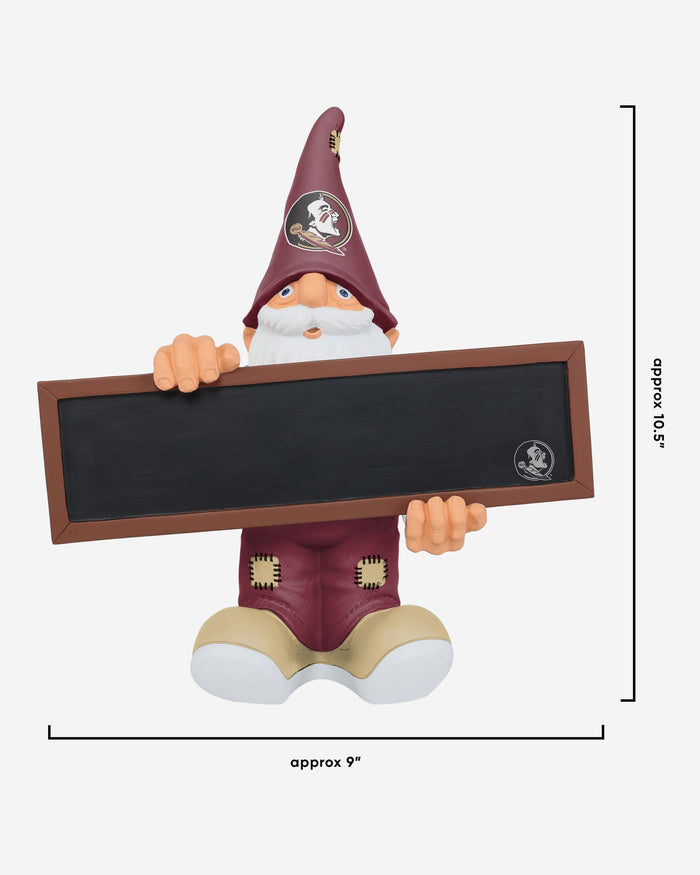 Florida State Seminoles Chalkboard Sign Gnome FOCO - FOCO.com