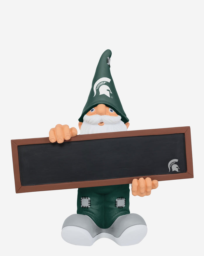 Michigan State Spartans Chalkboard Sign Gnome FOCO - FOCO.com