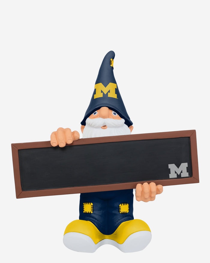 Michigan Wolverines Chalkboard Sign Gnome FOCO - FOCO.com