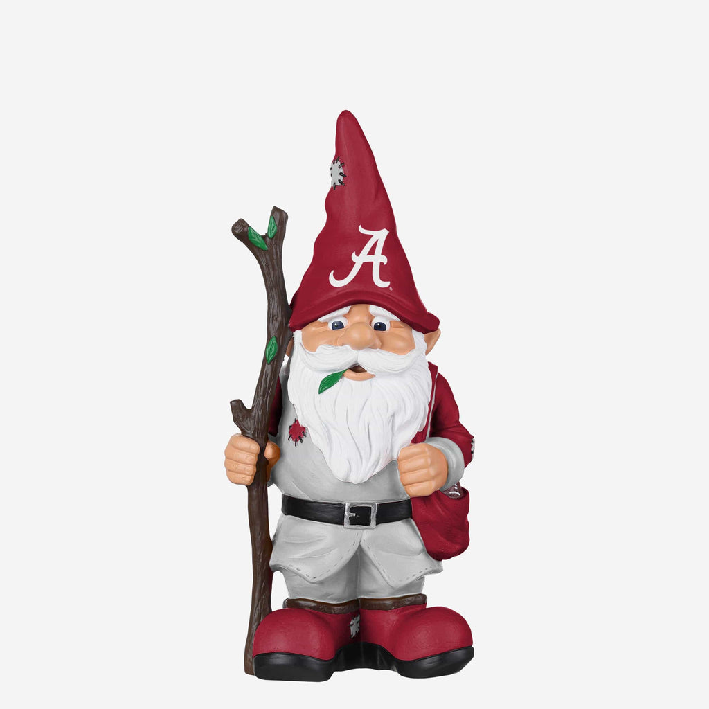 Alabama Crimson Tide Holding Stick Gnome FOCO - FOCO.com