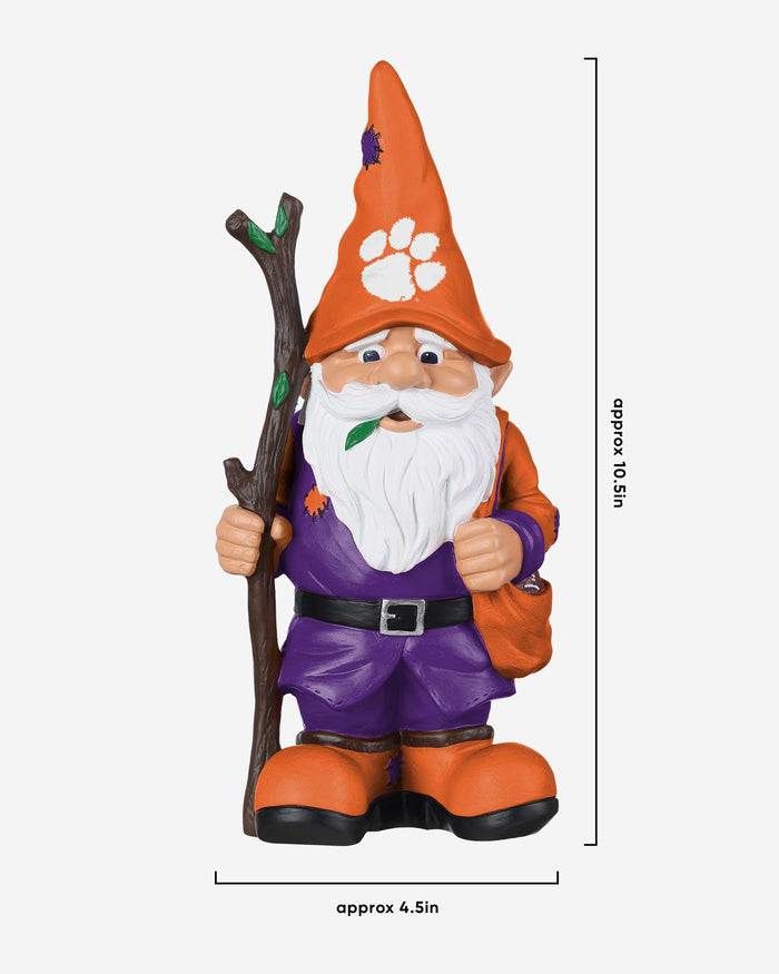 Clemson Tigers Holding Stick Gnome FOCO - FOCO.com