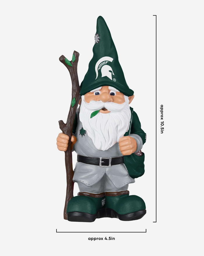 Michigan State Spartans Holding Stick Gnome FOCO - FOCO.com