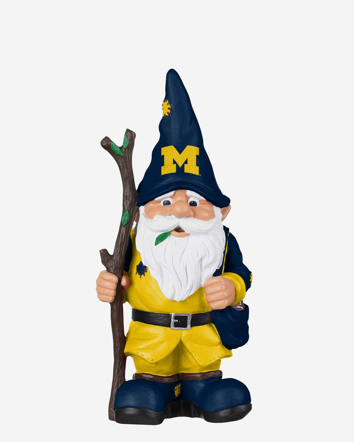 Michigan Wolverines Holding Stick Gnome FOCO - FOCO.com