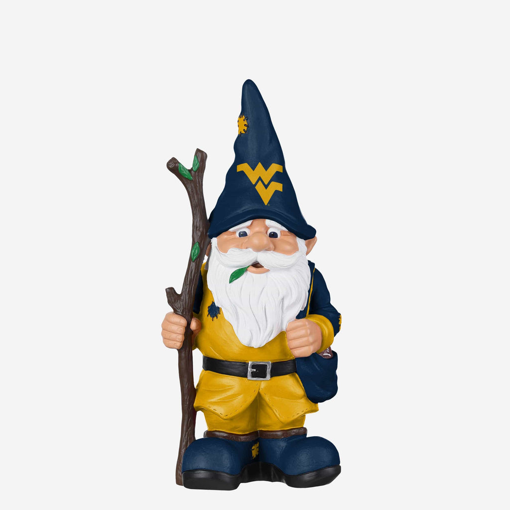 West Virginia Mountaineers Holding Stick Gnome FOCO - FOCO.com