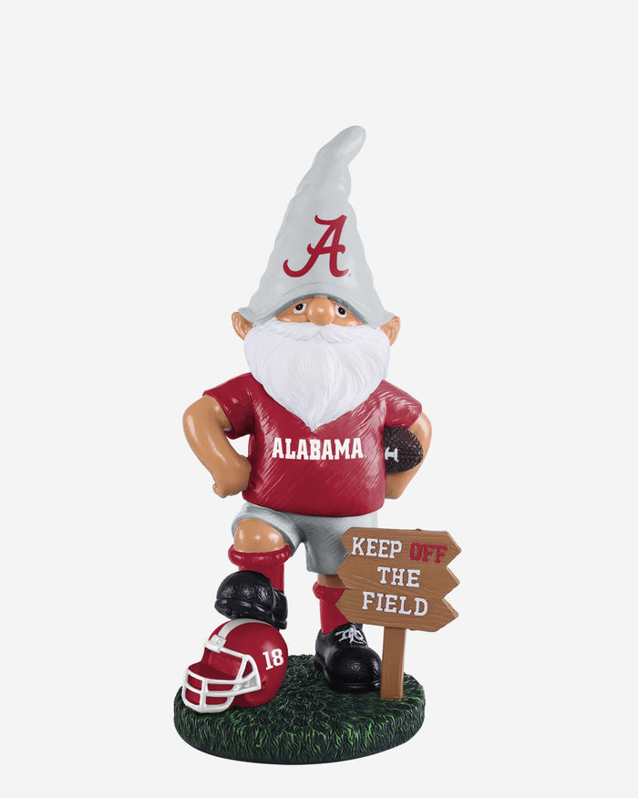 Alabama Crimson Tide Keep Off The Field Gnome FOCO - FOCO.com