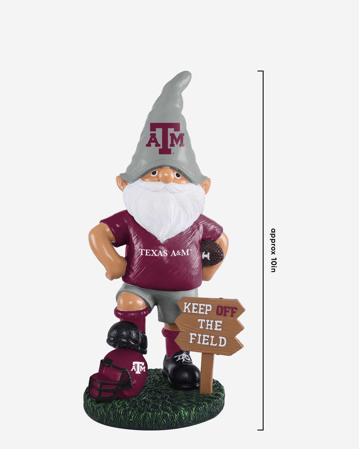 Texas A&M Aggies Keep Off The Field Gnome FOCO - FOCO.com