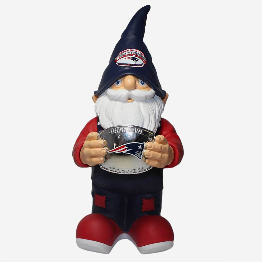 New England Patriots Super Bowl LIII Champions Gnome FOCO - FOCO.com