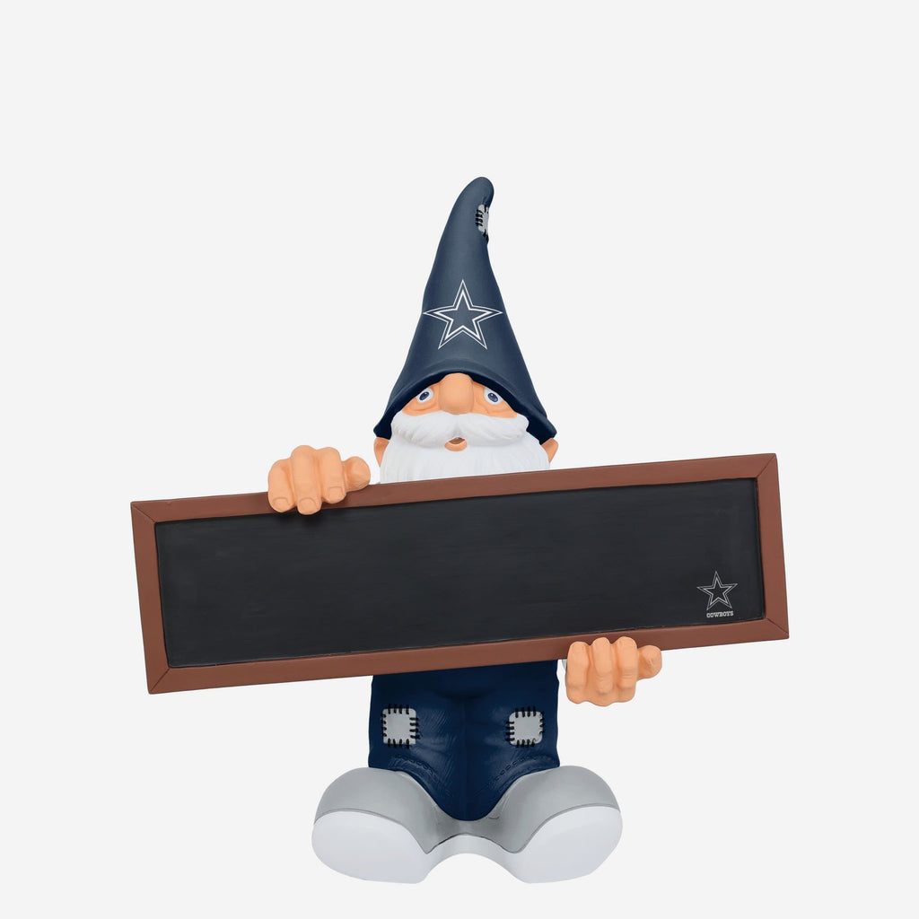 Dallas Cowboys Chalkboard Sign Gnome FOCO - FOCO.com