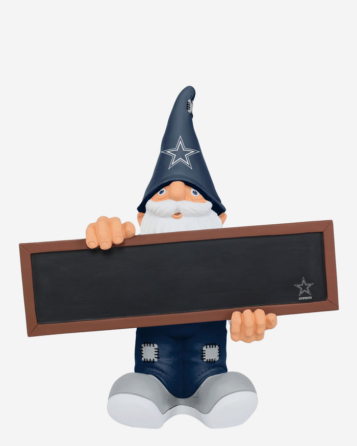 Dallas Cowboys Chalkboard Sign Gnome FOCO - FOCO.com