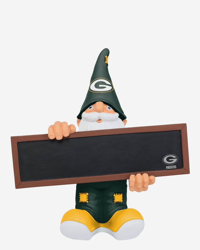 Green Bay Packers Chalkboard Sign Gnome FOCO - FOCO.com