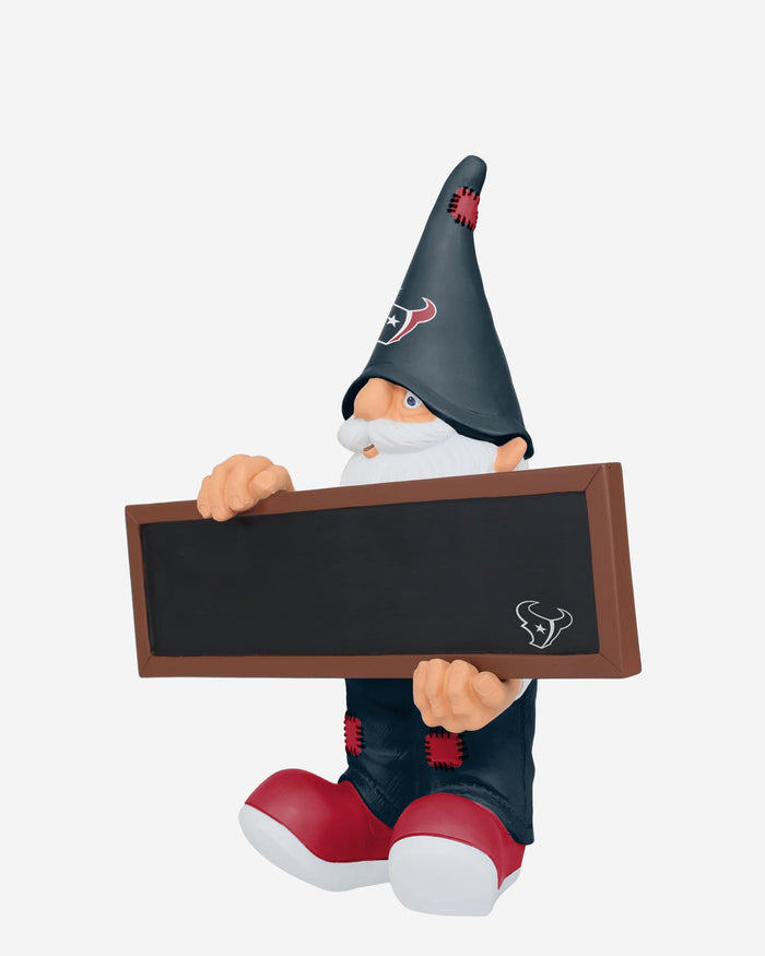 Houston Texans Chalkboard Sign Gnome FOCO - FOCO.com