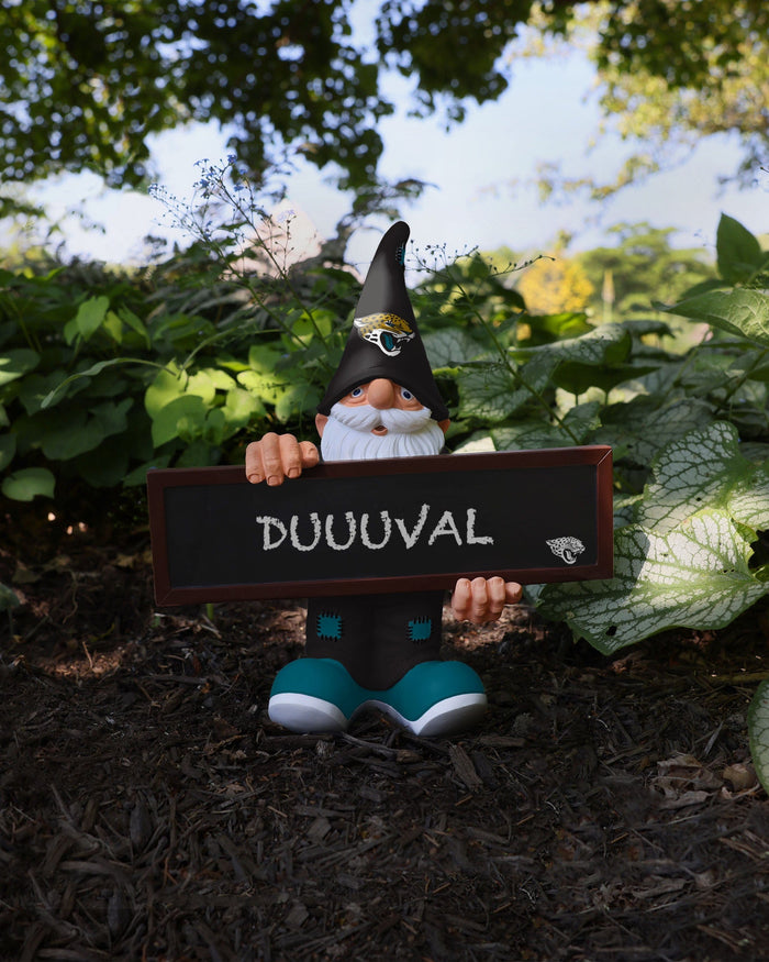 Jacksonville Jaguars Chalkboard Sign Gnome FOCO - FOCO.com