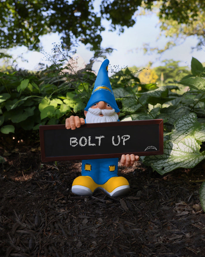Los Angeles Chargers Chalkboard Sign Gnome FOCO - FOCO.com