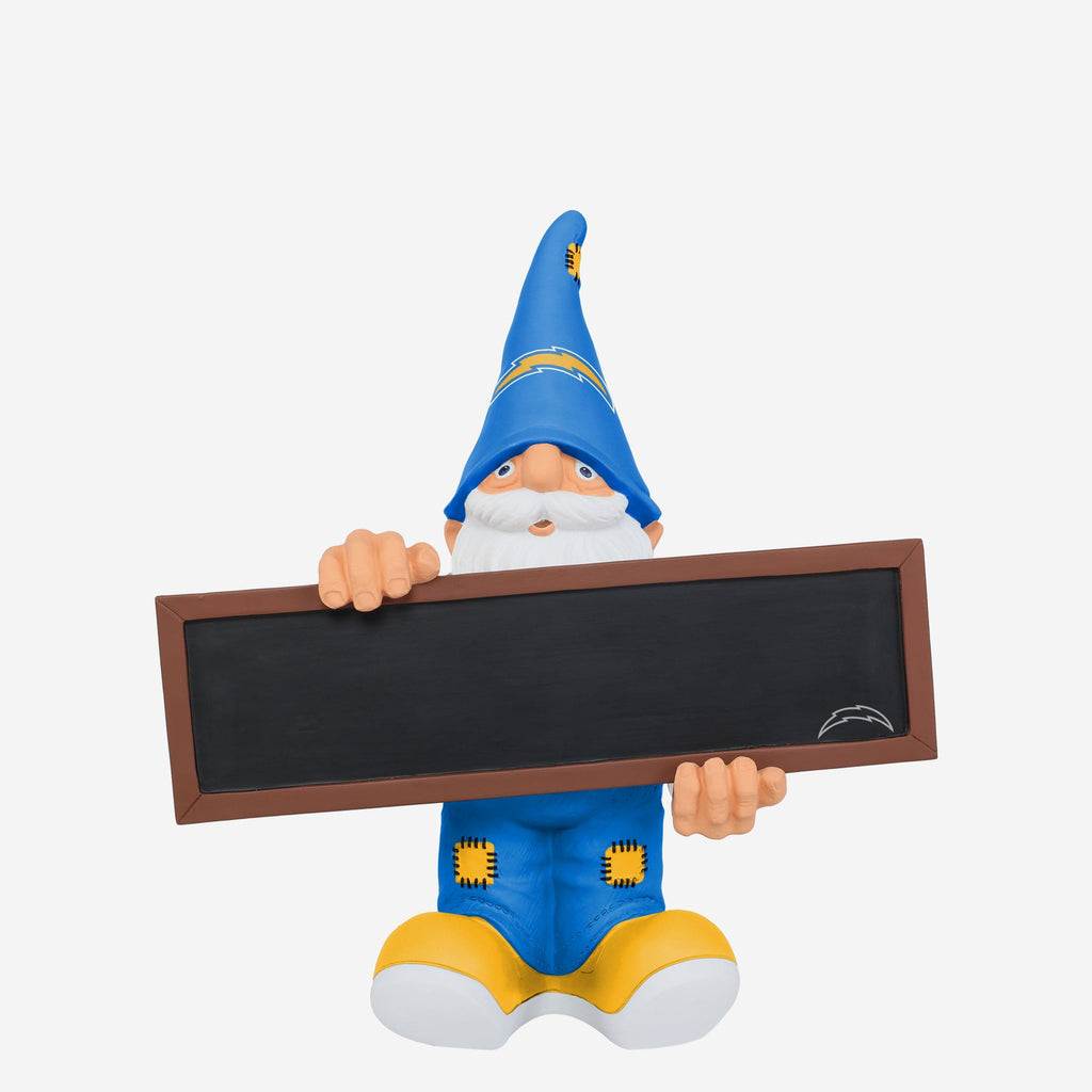 Los Angeles Chargers Chalkboard Sign Gnome FOCO - FOCO.com