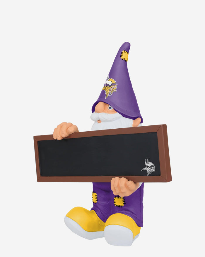 Minnesota Vikings Chalkboard Sign Gnome FOCO - FOCO.com