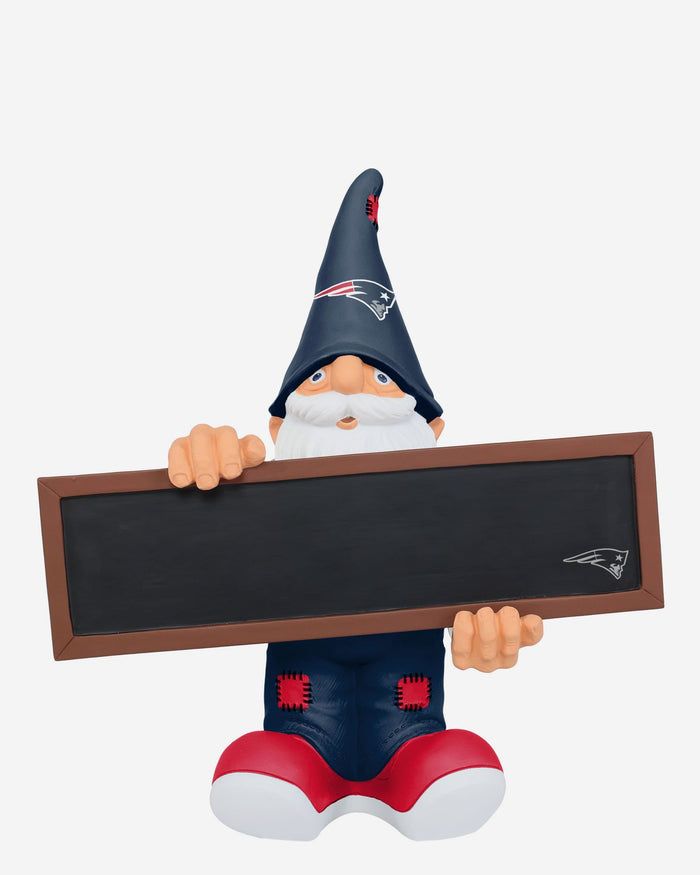 New England Patriots Chalkboard Sign Gnome FOCO - FOCO.com