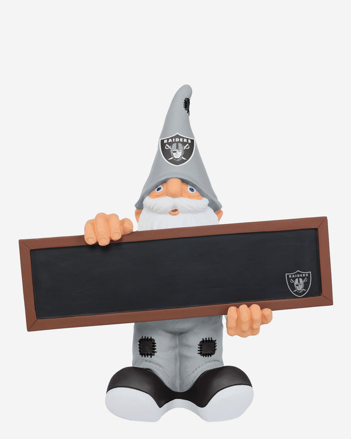 Las Vegas Raiders Chalkboard Sign Gnome FOCO - FOCO.com