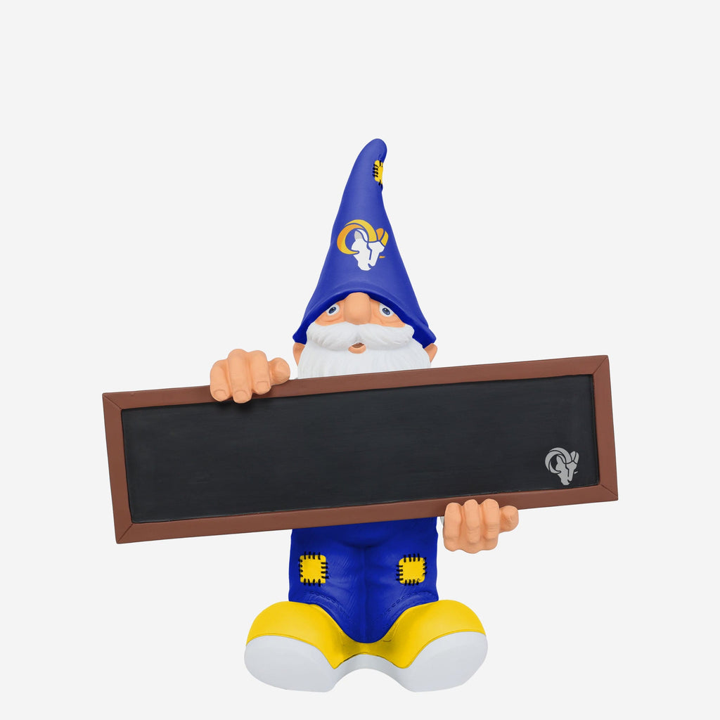 Los Angeles Rams Chalkboard Sign Gnome FOCO - FOCO.com