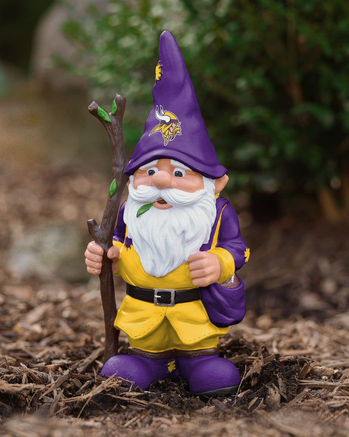 Minnesota Vikings Holding Stick Gnome FOCO - FOCO.com