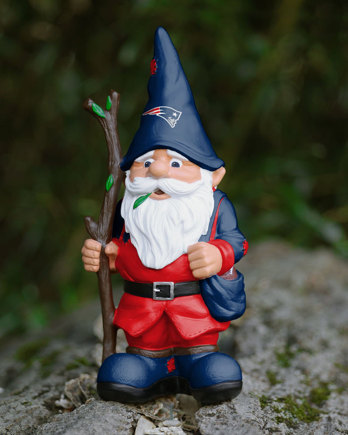 New England Patriots Holding Stick Gnome FOCO - FOCO.com