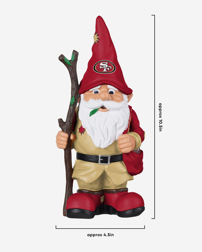 San Francisco 49ers Holding Stick Gnome FOCO - FOCO.com