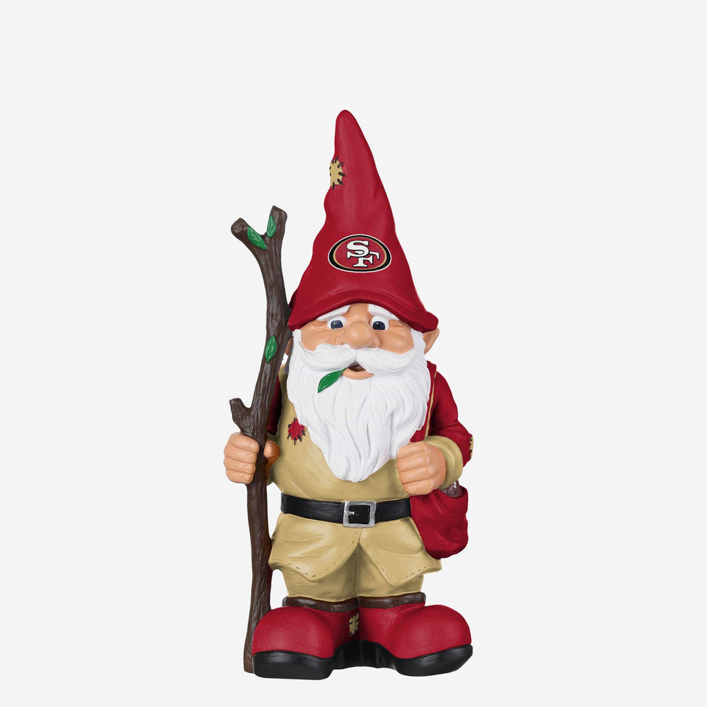 San Francisco 49ers Holding Stick Gnome FOCO - FOCO.com