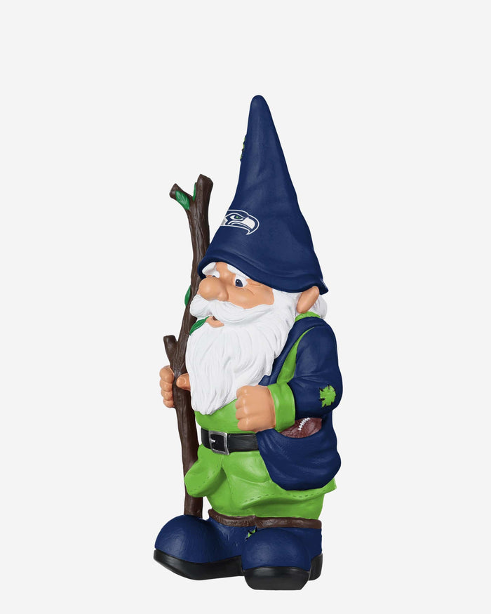 Seattle Seahawks Holding Stick Gnome FOCO - FOCO.com