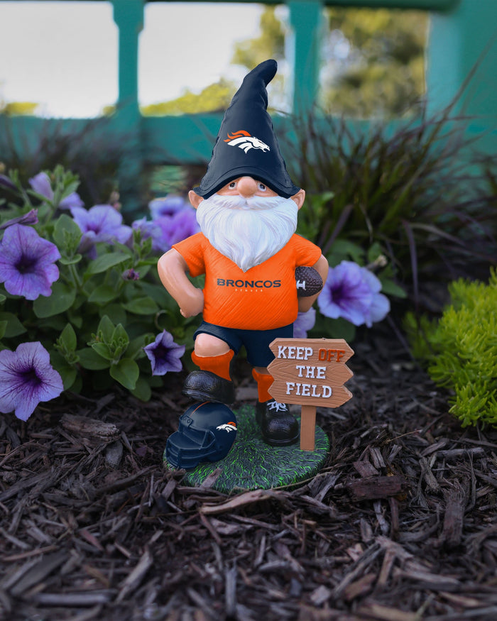 Denver Broncos Keep Off The Field Gnome FOCO - FOCO.com