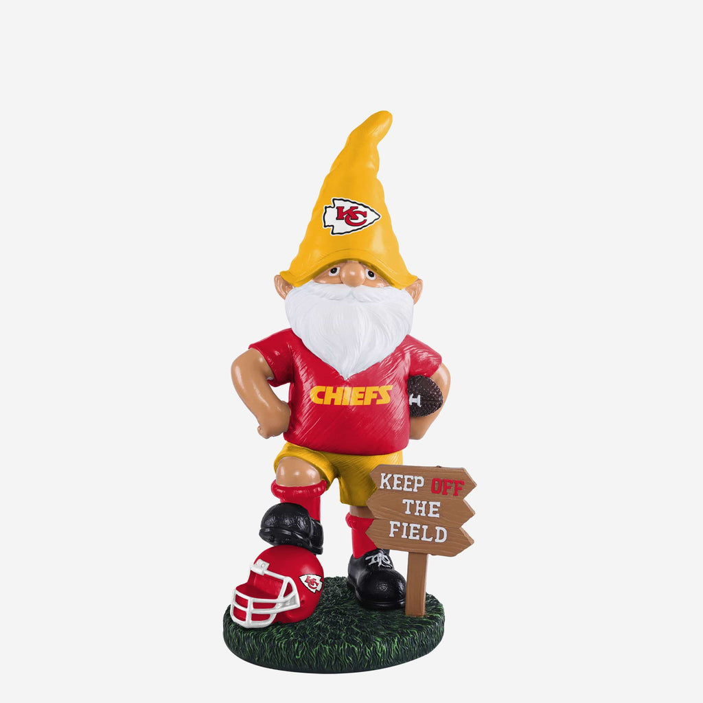 Kansas City Chiefs Keep Off The Field Gnome FOCO - FOCO.com